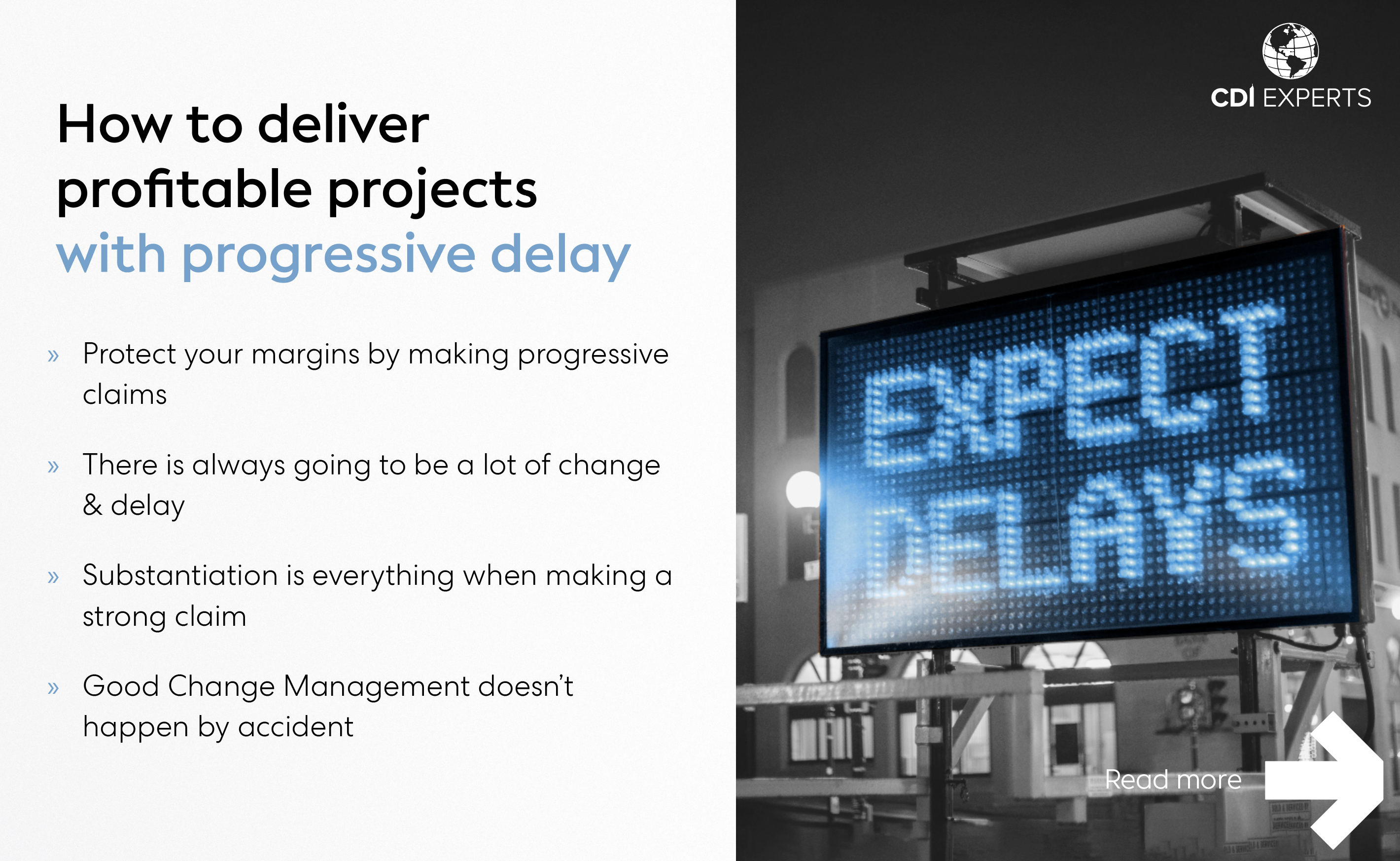 How to deliver profitable projects with progressive delay