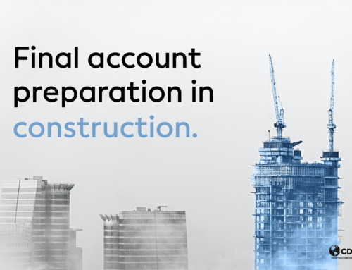 Final account preparation in construction
