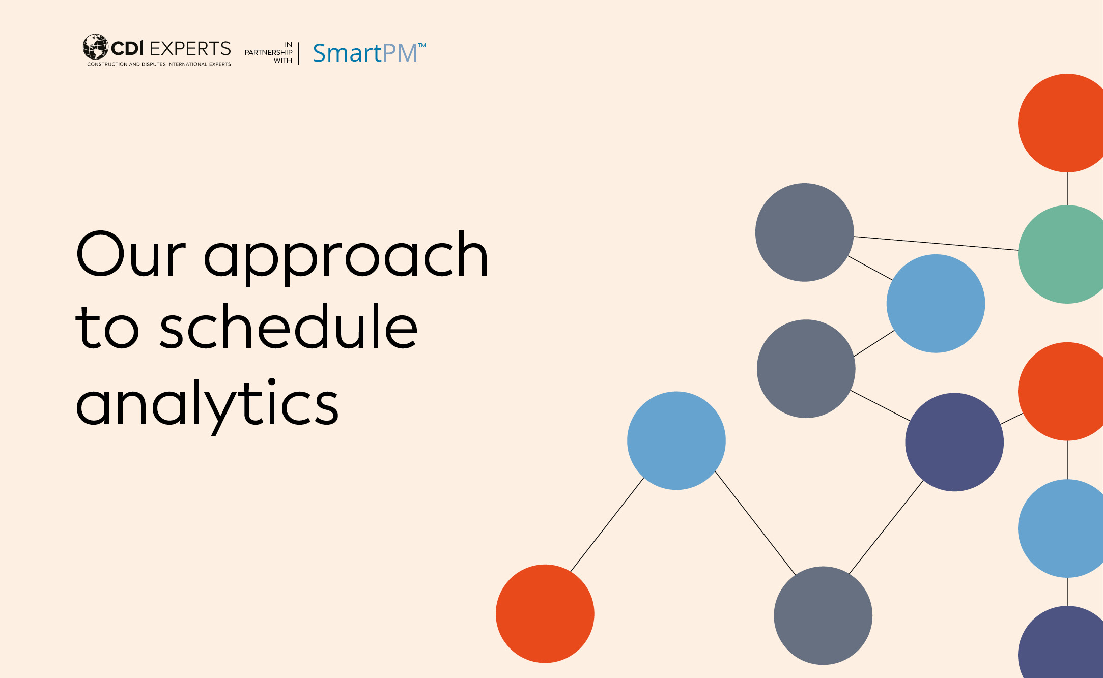 Our approach to schedule analytics 1